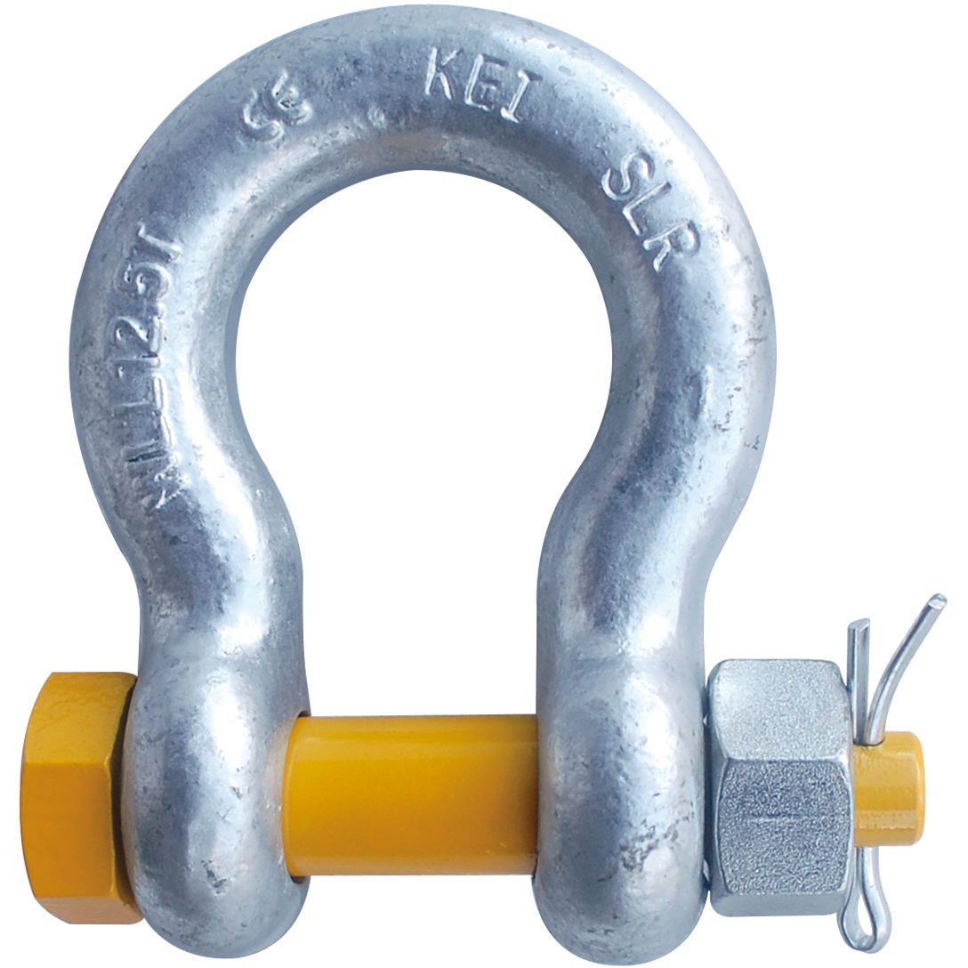 1 G2140 Grade 80 HDG Alloy Anchor Shackle Clevis Bolt Nut [213025] 89.00 Yellow Lifting