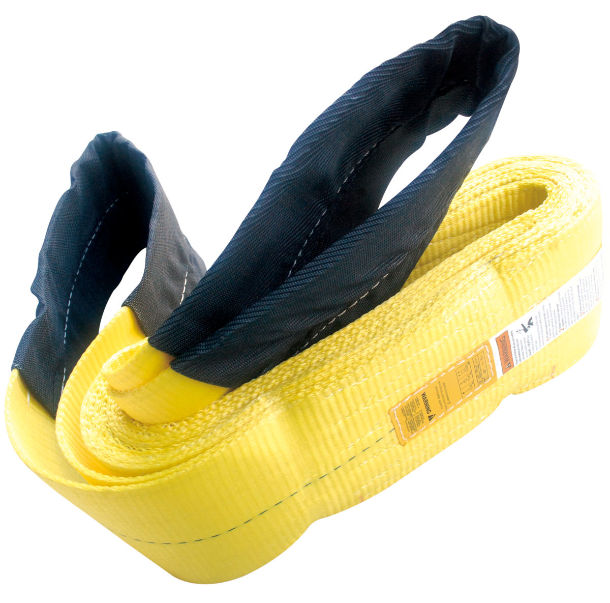 Heavy-Duty Polyester Lifting Web Slings – 2” X 20 FT, Eye & Eye, 2-Ply (10 Pack)