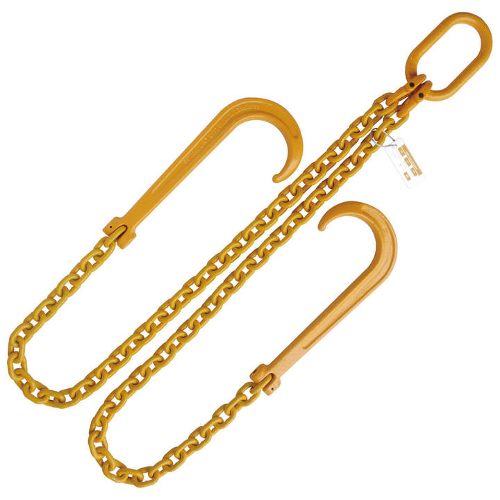 1/2x2' G80 V Bridle 15 Axle J Hook Tow Rollback Wrecker Chain [7211302] -  $235.00 : Yellow Lifting & Hardware LLC, Lifting and Rigging Hardware  Supplier
