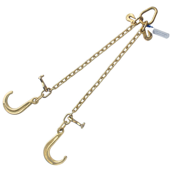 5/16x2' Legs 8 J Hook & T Hook V Bridle Tow Chain Rollback Wre [TC16031] -  $61.00 : Yellow Lifting & Hardware LLC, Lifting and Rigging Hardware  Supplier