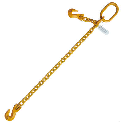 9/32" Grade 80 SGG Single Leg Lifting Chain Sling With Grab Hook – Custom Length, Advantage Rigging