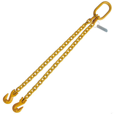 5/8"x18' G80 Chain Sling with Grab Hook Double Leg