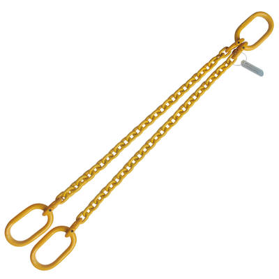 5/16"x16' G80 Chain Sling with Master Link Double Leg