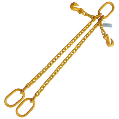 3/8"x18' G80 Adjustable Chain Sling with Master Link Double Leg