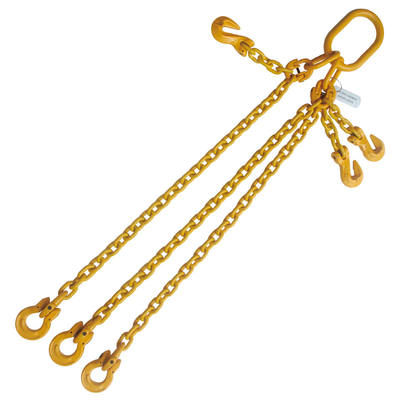 1/2" x 6' G80 Adjustable Chain Sling with Omega Link 3 Leg