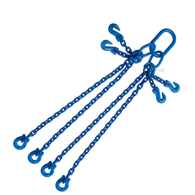 3/8" x 5' G100 Adjustable Chain Sling with Omega Link 4 Leg