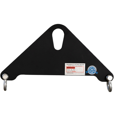 3T x 2FT Triangle Steel Lifting Beam w/ Shackle