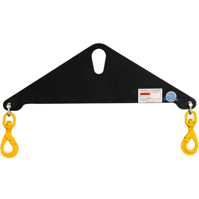 3T x 3FT Triangle Steel Lifting Beam w/Shackle and Swivel Hook