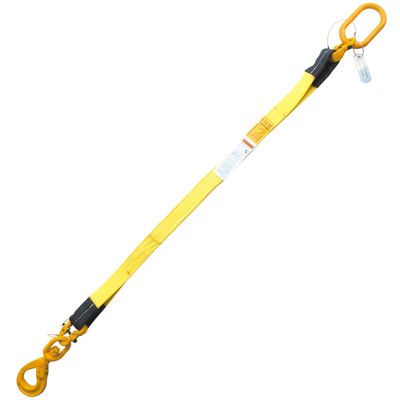 1"x6' Nylon Bridle Sling 2 Ply w/Swivel Hook 1 Leg