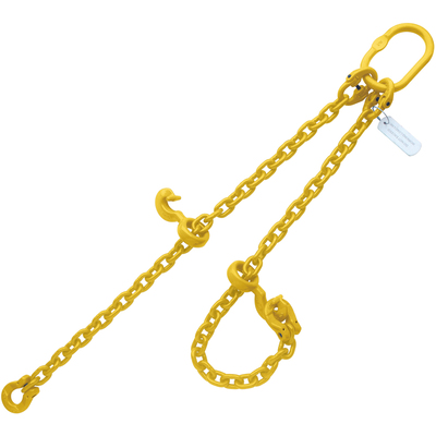 1/2"x20' G80 Logging Chain Sling w/Twisted Choker Hook 2 leg