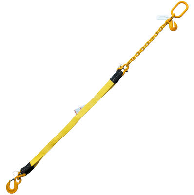 2"x3' Nylon Bridle Sling 2 Ply w/Sling Hook Adjustable