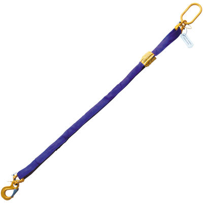 Purple 3' Round Bridle Sling with Sling Hook 1 Leg