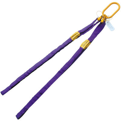 Purple 4' Round Bridle Sling 2 Leg