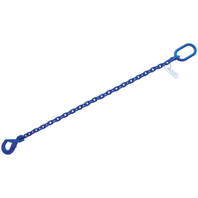 1/2"X8' G100 Chain Sling with Clevis Self Locking Hook 1 Leg
