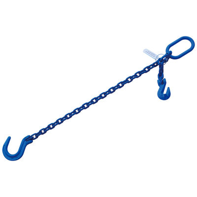 5/16"x12' G100 Adjustable Chain Sling with Foundry Hook 1 Leg