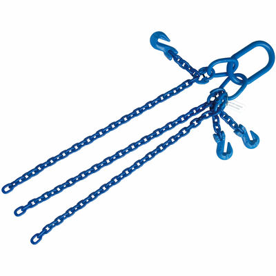 1/2"x4' Grade 100 Adjustable Chain Sling Open End Triple Leg