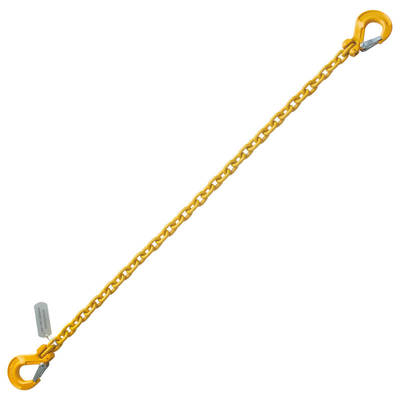 5/8" x 5' Chain Sling with Sling Hook Each End Grade 80