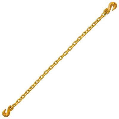 3/8" x 12' Gr. 80 Lifting Chain Sling Clevis Grab Hook