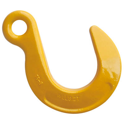 5/8" Grade 80 Eye Foundry Hook Painted Yellow