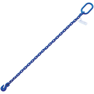 5/16"x12' G100 Chain Sling with Grab Hook Single Leg