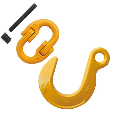 5/8" Grade 80 Eye Foundry Hook with Connecting Link