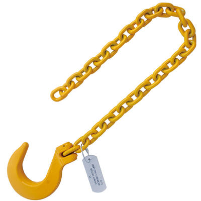 5/16"x12' G80 Foundry Hook Recovery Chain for Tow Rollback Wreck