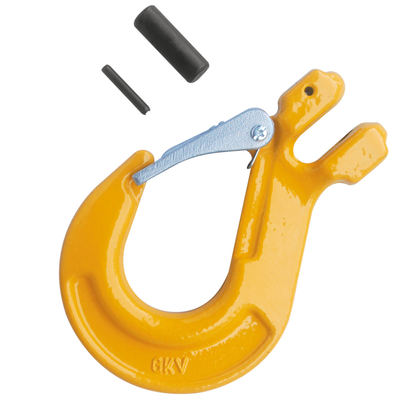 1/2" Grade 80 Clevis Sling Hook with Safety Steel Latch