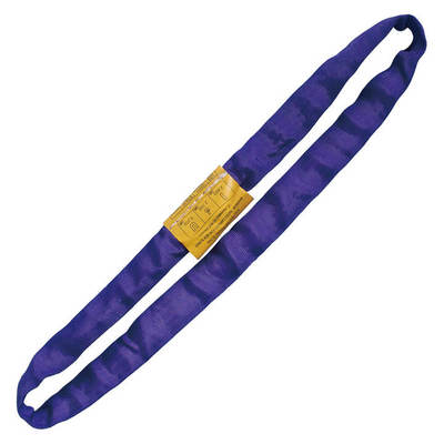 Purple 4' Endless Round Lifting Sling Heavy Duty Polyester