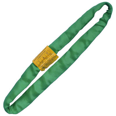 Green 4' Endless Round Lifting Sling Heavy Duty Polyester