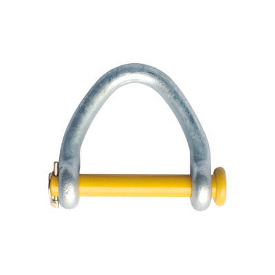 3" Web Sling Shackle Clevis Round Pin HDG for Lifting Sling