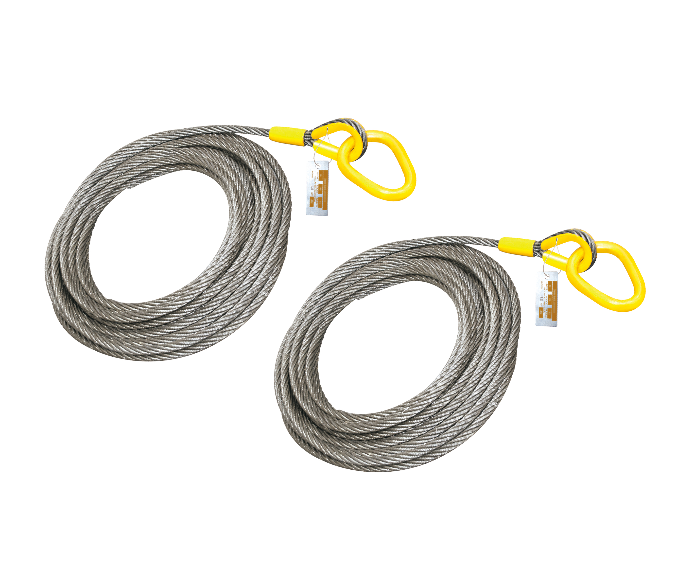 2 PCS Roll Off Cable 6x26 Steel Core 7/8" x 82'