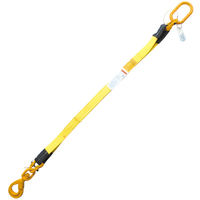 1"x14' Nylon Bridle Sling 2 Ply w/Swivel Hook 1 Leg
