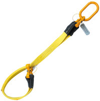 1"x16' Nylon Bridle Sling 2 Ply w/Web Link 1 Leg