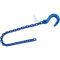 5/8"x5' Grade 100 Recovery Chain with Foundry Hook One End