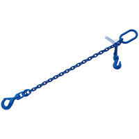 1/2"x20' G100 Chain Sling Swivel Self Lock Hook Adjustable 1 Leg