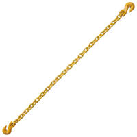 5/16"x15' Gr. 80 Lifting Chain Sling Clevis Grab Hook