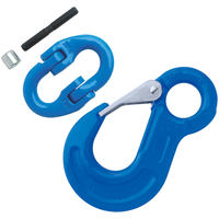 5/8" Grade 100 Eye Sling Hook w/Latch With Connecting Link